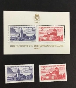 Liechtenstein 1972 XF MNH Sc#505, A,B, (W34) - Picture 1 of 2