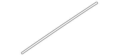 Genuine Mitsubishi Wiper Blade Insert MR339994 - Image 1 of 2