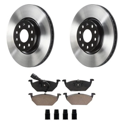 For Volkswagen Golf City 07-10 Wagner QuickStop Front Brake Kit w Ceramic Pads Foto 1 de 4