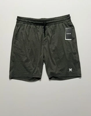Pantalones Cortos Hurley Lounge *NUEVOS CON ETIQUETAS Cómodos Atléticos Ocio Elastizados Oliva Para Hombre Talla XL Foto 1 de 4