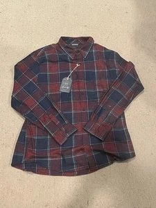 NEU Wetterfestes Vintage Herren Flanell Hemd, Gr. XXL Patriot Blau Neu mit Etikett - Bild 1 von 3