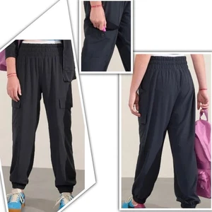 Pantalones jogger forrados de salto alto para niña Athleta. Bolsillos. Talla XXL/16. Usado en excelente estado. - Imagen 1 de 21