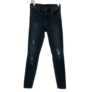 Level 99 80's High Rise Skinny Denim Jeans in Indigo Blue Size 28/US4 - Picture 1 of 10