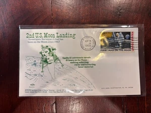 Apollo 12 SPACE CRAFT Cover 11/19/1969 PAFB (Machine Cancel) Moon Landing FL !! - Picture 1 of 2