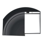 50PCS Ticket Holders 10x14InchBlackReusable Plastic Sleeves for