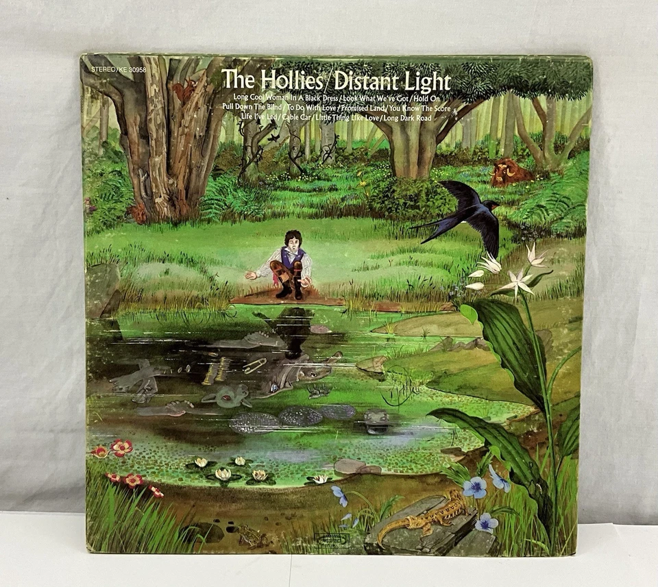 The Hollies - Distant Light - виниловая пластинка - 1-й выпуск США 1972 Epic KE30958 - Изображение 1 из 4