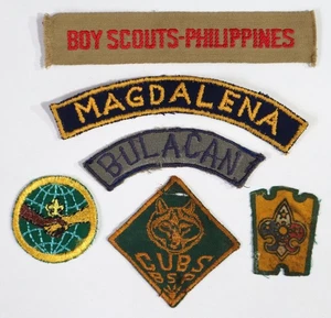 6 Boy Scout Of The Philippines Patches - Assistant Cub Master, Proficiency Merit - Picture 1 of 6