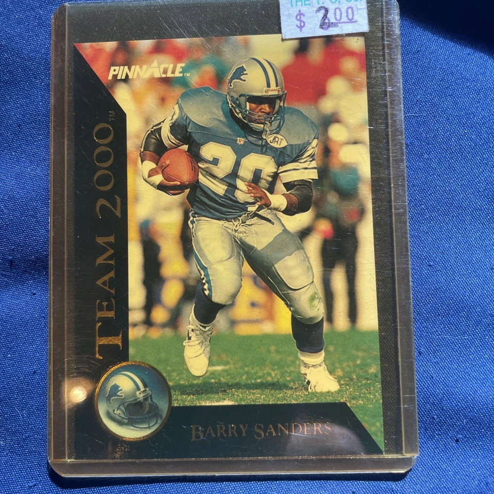 1992 Pinnacle Barry Sanders TEAM 2000 card #21 OF 30 Lions - Image 1 of 2