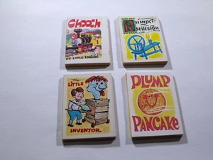 Konvolut 4 Super Zustand Vintage Selten Cracker Jack Miniatur Mini Bücher (4203) - Bild 1 von 8