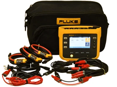 Analizador trifásico registrador de energía de calidad eléctrica Fluke 1730 Foto 1 de 4