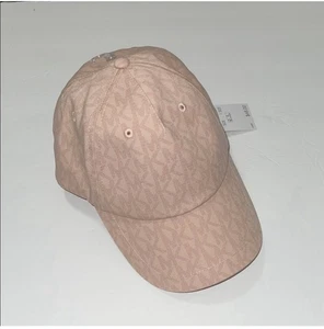 Michael Kors Signature MK Logo Baseball Cap Hat Pink One Size.NWT - Picture 1 of 8