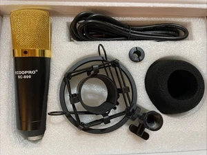 🎤 Sound Cool SC-800 Studio Condenser Microphone | Pro Podcast Vocal Mic Set - Picture 1 of 4