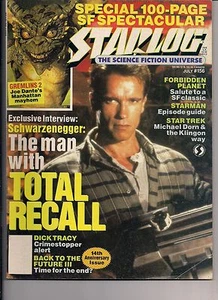 Starlog No.156 1990 FORBIDDEN PLANET,MICHAEL DORN,TARZAN - Picture 1 of 1