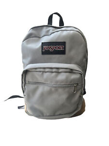 JanSport Right Pack Grey Looks Great, School Backpack Laptop Bag - See Pictures-