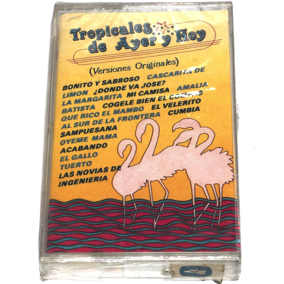 Tropicales de Ayer y Hoy Versiones Originales (Cassette Tape Mexico 1988) SEALED - Image 1 of 4