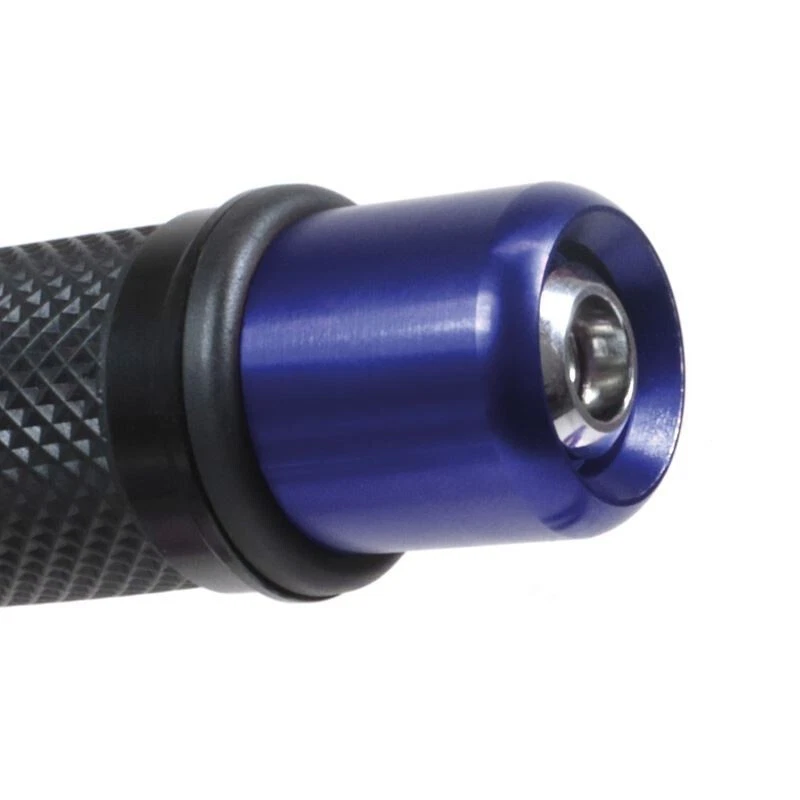 BILANCIERI STABILIZZATORI CONTRAPPESI MANUBRIO MOTO UNIVERSALI ALLUMINIO BLU - Immagine 1 di 1