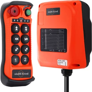 8 Channel Button Hoist Crane Industrial Wireless Radio Remote Control Transmitte - Picture 1 of 12