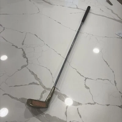 老式罕见大理石头推杆右手 & 36 英寸钢杆免运费二手状况完好 — 第 1/4 张图片