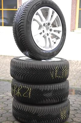 4 Winterreifen Alufelgen Rial Mercedes A- B- C-Kasse W169 245 246 176 203 204 - Bild 1 von 4