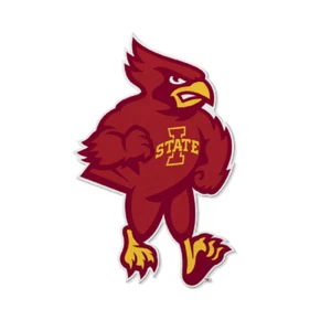 NCAA Iowa State Cyclones 18" Die-cut Mascot Pennant Fan Cave - Picture 1 of 1