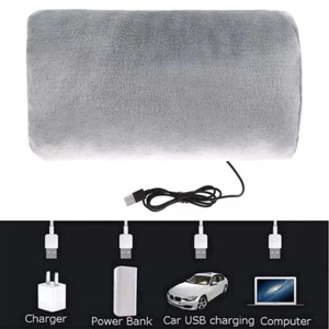 Winter Electrical USB Heated Hand Warmer Portable Flannel Muff Hand Warmer - Picture 1 of 16