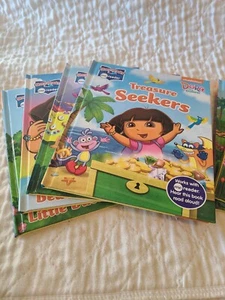 Books Dora The Explorer 8 ~ Study Reader me reader Nickelodeon~No Sound Pad - Picture 1 of 13