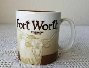 2011 Starbucks City Collector Series Coffee Mug ~ Fort Worth, Texas  16 oz - Picture 1 of 12