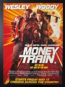 MONEY TRAIN - WESLEY SNIPES | ORIGINAL MAGAZINE ADVERT  8X12" [MV1] - Imagen 1 de 1