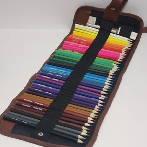 JNW Direct Set of Watercolor Pencils, 48 Vibrant & Smooth w/ Accessories - Picture 1 of 11