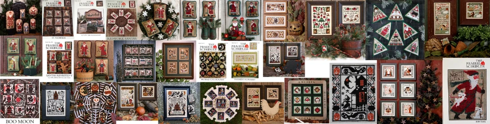 Prairie Schooler Counted Cross Stitch Patterns YOU CHOOSE Santas HALLOWEEN - Image 1 of 1
