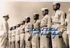 PHOTO signée 4x6 signée aviateurs Tuskegee Adjudant R. Rutledge 99e escad de poursuite