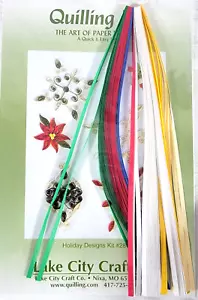 Lake City Craft Quilling Kit Holiday Designs Paper Art #284 sku - Picture 1 of 8