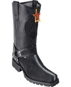 LOS ALTOS STINGRAY ROWSTONE MOTORCYCLE BIKER WESTERN COWBOY BOOT EE+ - Picture 1 of 2