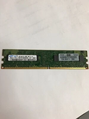 HP PC2-6400  1GB DIMM 800 MHz DDR2 SDRAM  1GB (404574-888)  - Image 1 of 2