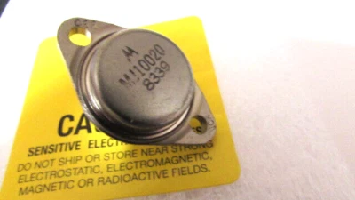 MJ10020 Genuine Motorola Transistor TO-3 Qty: 1 Piece NOS Ships Fast From U.S.A. - Image 1 of 4
