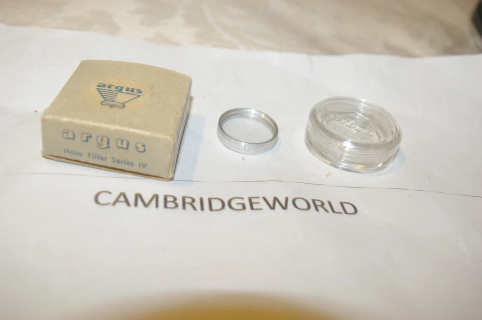 NEW ARGUS SERIES IV 4 DROP in  HAZE OPTICAL GLASS FILTER MADE in the USA - Image 1 of 1