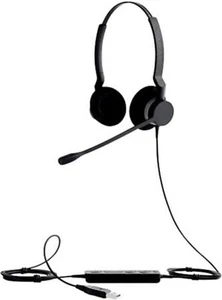 Jabra BIZ 2300 Wired Stereo Headset Noise Cancellation USB With Microphone - Picture 1 of 2