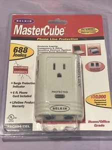 Belkin D5C594-TEL Surge Protector and Phone Line Protector *Brand New* - Afbeelding 1 van 24