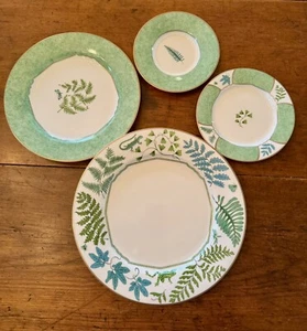Lynn Chase 4Pc Set Fern Fantasy 1998 Porcelain Plates - Picture 1 of 6