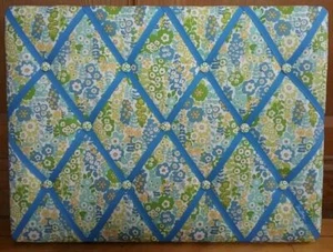 Vera Bradley HTF English Meadow Ribbon Memory Memo Post It Message Wall Board - Picture 1 of 1