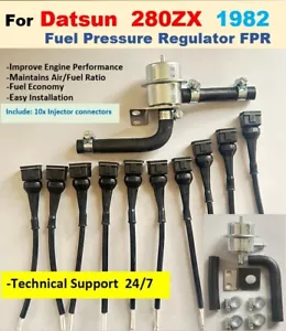 For 1982 Datsun 280ZX Replacement Fuel Pressure Regulator FPR & 10x Connectors - Foto 1 di 8