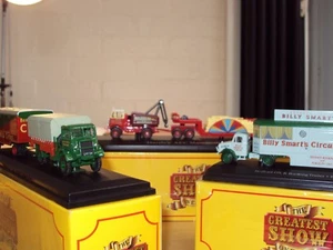 LETTO 3X1:76 ATLAS GREATEST SHOW FAIRGROUND CIRCO PRENOTAZIONI UFFICIO FORD HARRIS AEC - Foto 1 di 8