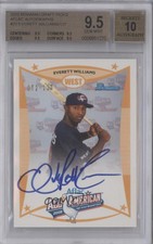 2010 Bowman Draft Aflac All-American /127 Everett Williams BGS 9.5 GEM MINT Auto