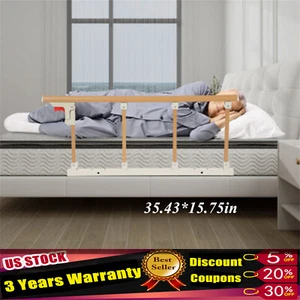 Bed Rails for Elderly Adults Foldable Rail Assist Safety for Seniors - Picture 1 of 24