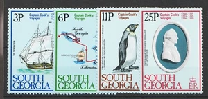 1979 South Georgia Sc# 52-5 - Historical, Cook, Map, Penguin. MNH set Cv$7.25 - Picture 1 of 1