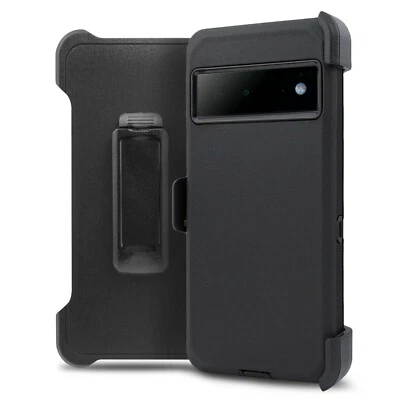 THOUSAND GEAR For Google Pixel 6/6 Pro Phone Case Holster Fit Defender Series Belt Clip+Screen