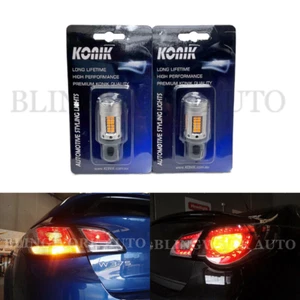 KONIK T20 7440 Amber LED REAR Indicator Turn Signal for HOLDEN HSV VF Commodore - Picture 1 of 14