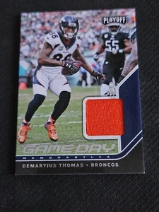 2018 PANINI PLAYOFF DEMARYIUS THOMAS GD-DT GAME DAY JERSEY - Picture 1 of 2