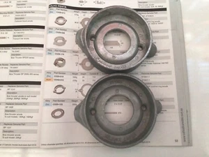 Sail Drive Volvo 120 S Anode Pair Set - Picture 1 of 5