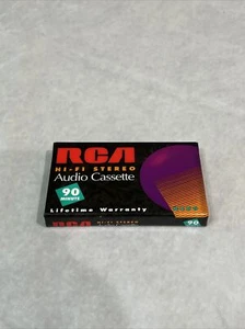 RCA Blank Cassette Tapes Audio-New Sealed-90 Minute Hi-Fi - Picture 1 of 4